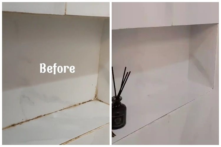 Tanpa dioles sitrun, cara emak-emak bersihkan kerak keramik kamar mandi ini ampuh pakai 1 bahan dapur