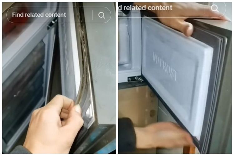 Bukan diolesi pasta gigi, ini cara hilangkan noda jamur di karet pintu kulkas pakai 3 bahan dapur