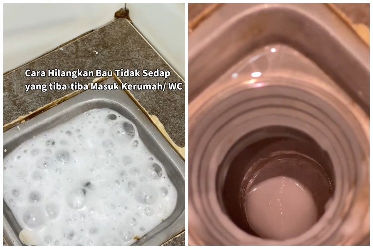 Tanpa meletakkan kapur barus, cara ibu muda hilangkan bau pesing kamar mandi ini pakai 2 bahan dapur