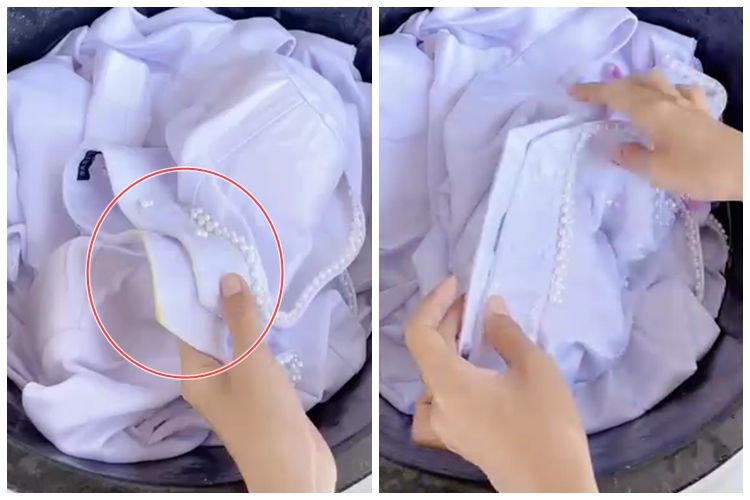 Bukan direndam sitrun, ini cara hilangkan noda kunyit di baju putih pakai tambahan 2 bahan dapur