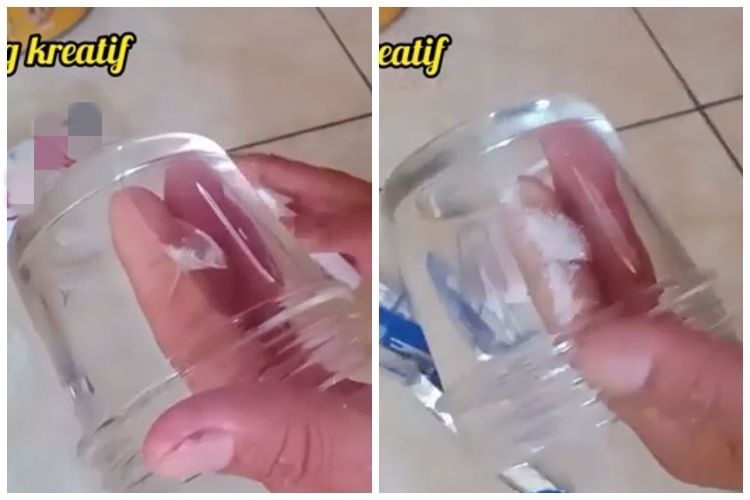 Tak perlu beli baru, begini cara menambal gelas kaca blender retak dan pecah bermodal 1 bumbu dapur