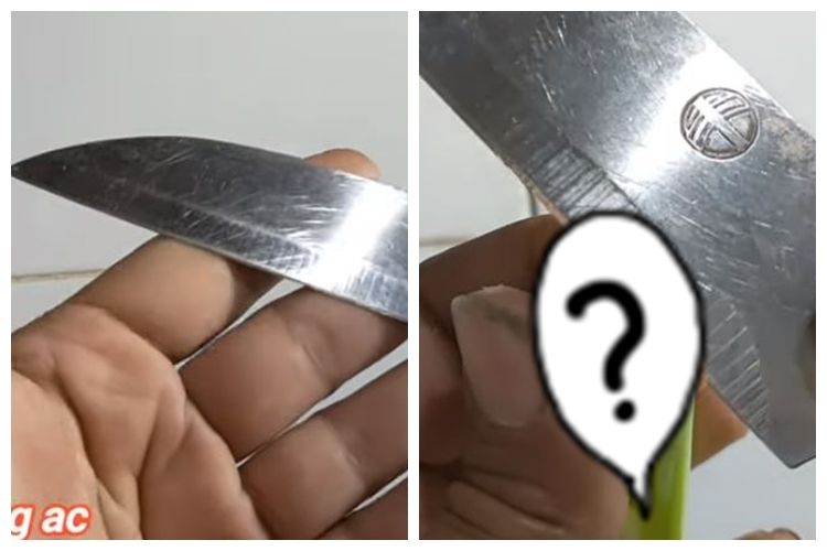 Tak sampai 5 menit, ini cara mengasah pisau tumpul jadi tajam kembali andalkan 1 alat&nbsp;dapur