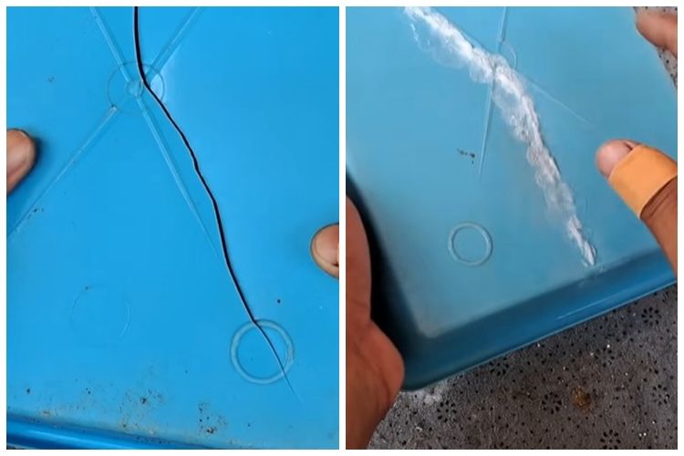Bukan dilakban, ini trik memperbaiki nampan pecah cukup tambah 1 bahan&nbsp;dapur