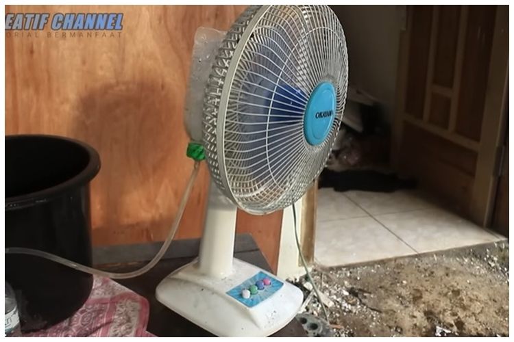 Trik sulap kipas angin agar ruangan dingin bak pakai AC, sederhana tanpa bikin lantai&nbsp;becek