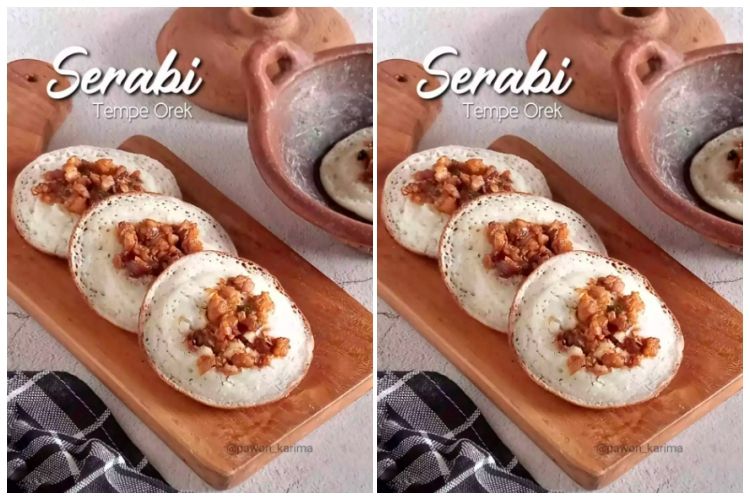 Cara membuat serabi tempe orek ala rumahan, gurih dan bikin nagih