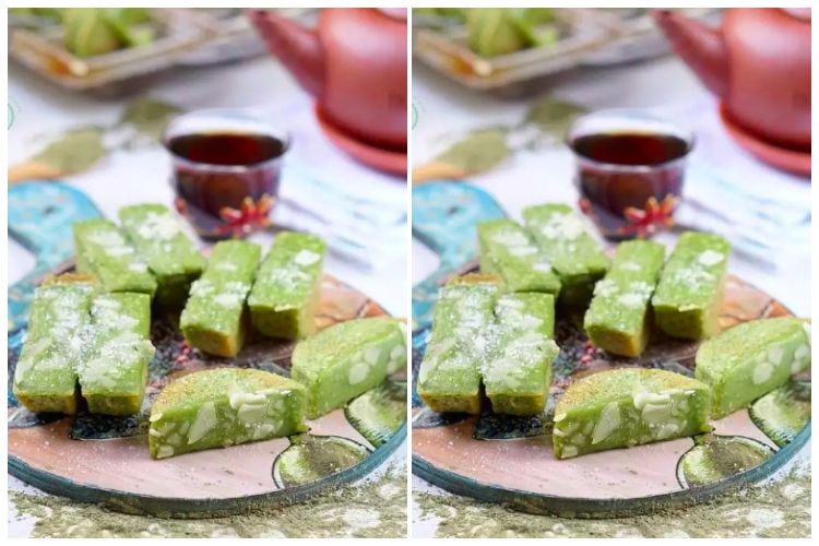 Resep kue pancong green tea, jajanan pasar super empuk dan mudah dibuat