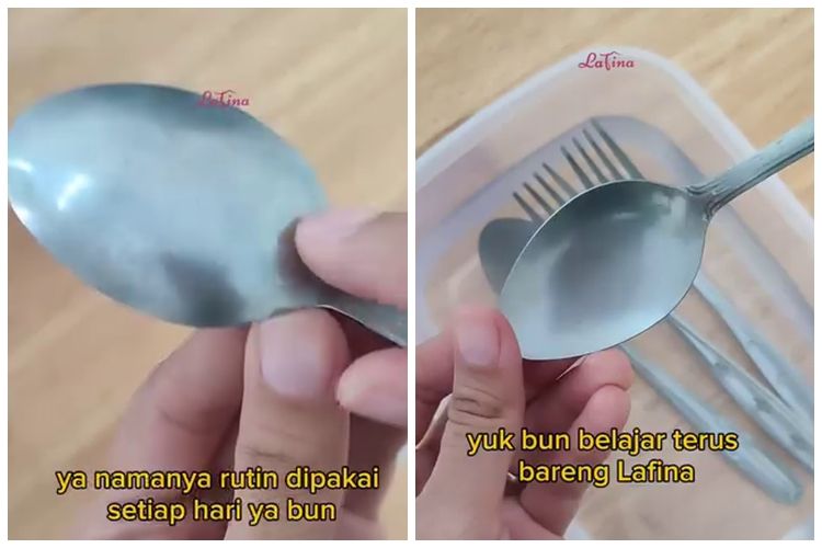 Tanpa sitrun, ini trik mencuci sendok dan garpu kusam agar kembali mengilap seperti baru
