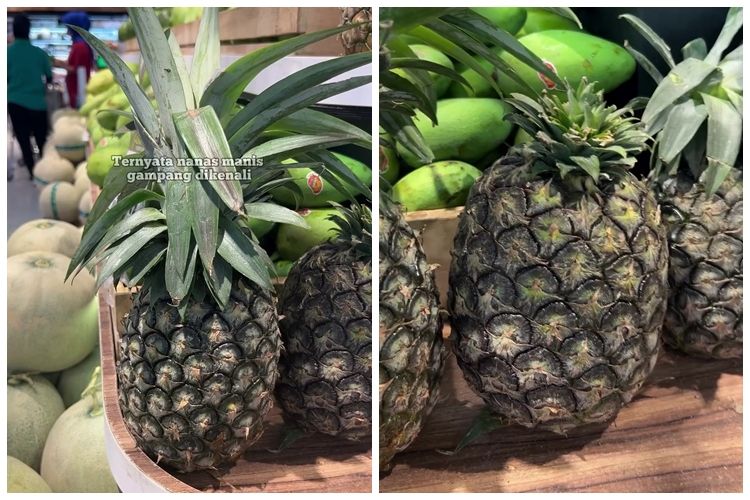 Jangan cuma dilihat warnanya, ini trik memilih nanas manis dan matang sempurna