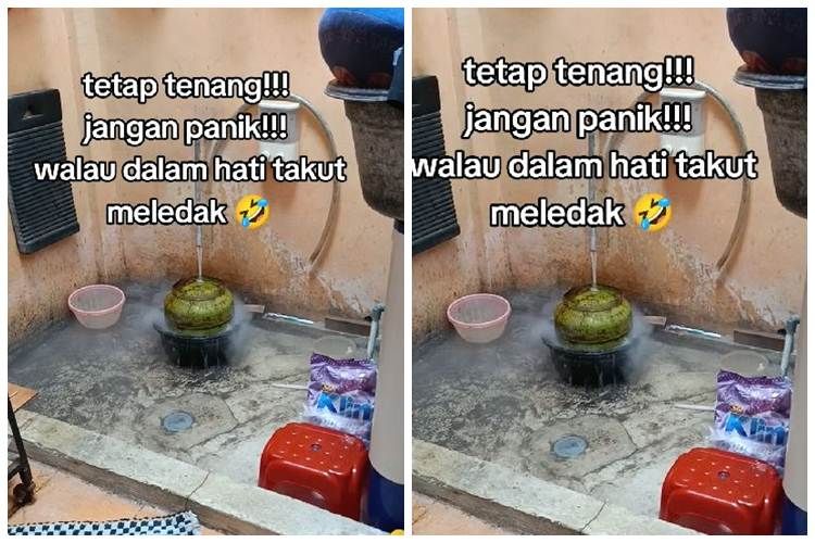 Viral tabung gas elpiji mendesis langsung direndam air tuai cibiran, begini penjelasannya menurut&nbsp;ahli