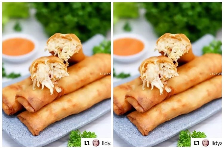 Cara membuat lumpia isi bengkuang, garing di luar dan lembut di&nbsp;dalam