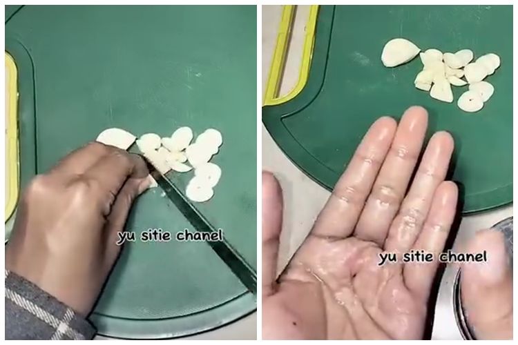 Nggak perlu dicuci berulang kali, ini trik ampuh hilangkan bau bawang putih di&nbsp;tangan