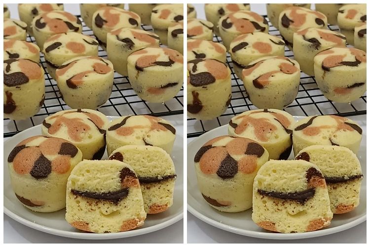 Resep bolu kukus mini isi cokelat, lembut dan manisnya bikin&nbsp;nagih
