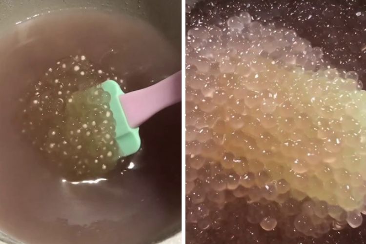 Lebih hemat gas, ini trik rebus sagu mutiara biar nggak lengket dan matang sempurna dalam 12&nbsp;menit