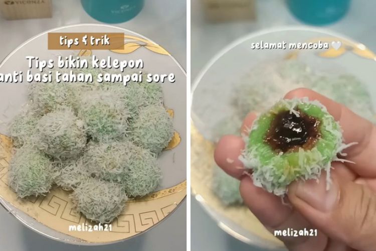 Trik agar klepon lebih awet dan tak cepat basi meski seharian di suhu ruang, rahasianya di 1 bahan&nbsp;ini