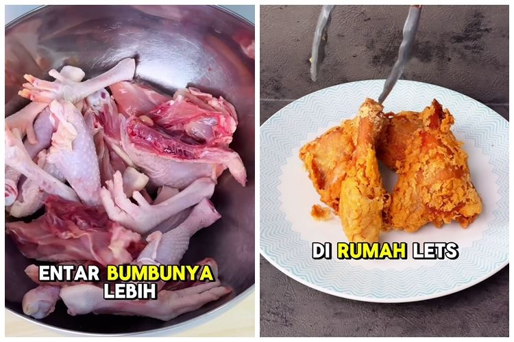 Tak perlu tepung terigu, ini trik bikin ayam goreng renyah dan lebih wangi tanpa diungkep&nbsp;dulu