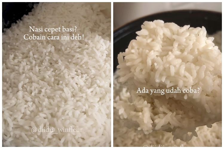 Pakai 2 bahan dapur, ini trik menanak nasi agar tak cepat basi dan menguning tanpa mengubah&nbsp;rasa
