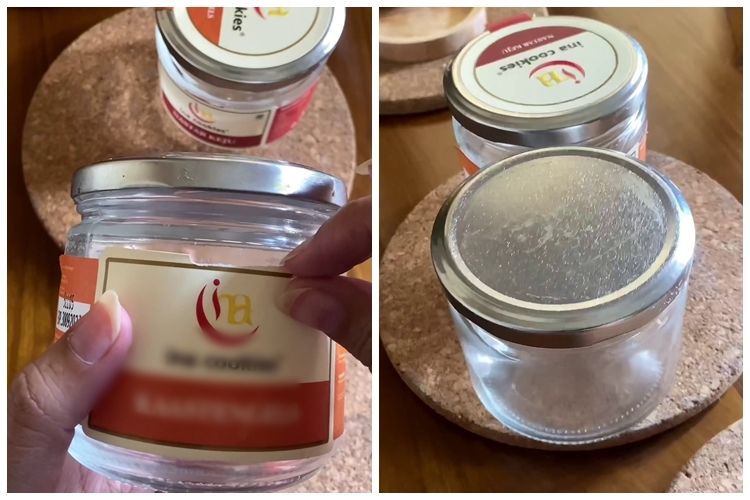 Cara mudah melepas stiker di toples bekas agar tak ada sisa lem, cukup pakai 1 alat&nbsp;ini