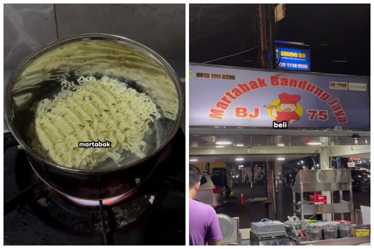 Bikin geleng-geleng kepala, momen warganet pesan martabak mi ini penampakannya di luar&nbsp;ekspektasi