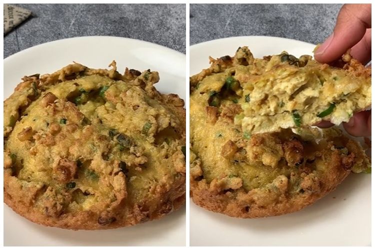 Cukup 2 butir, begini cara bikin telur dadar padang yang tebal dan lezat tanpa ditambah&nbsp;terigu