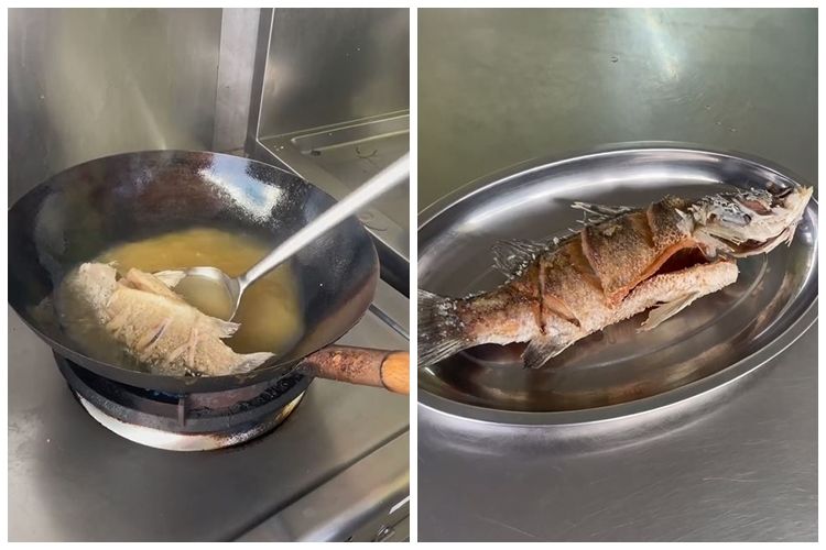 Tanpa repot seasoning wajan, ini trik goreng ikan agar tak lengket & meletup-letup pakai 2 bahan&nbsp;dapur