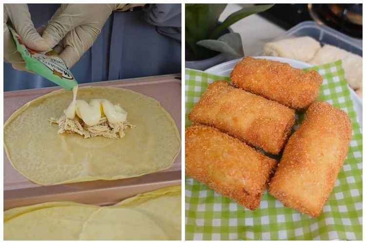 Trik agar kulit risol tak mudah pecah dan isiannya bocor saat digoreng, perhatikan cara&nbsp;melipatnya