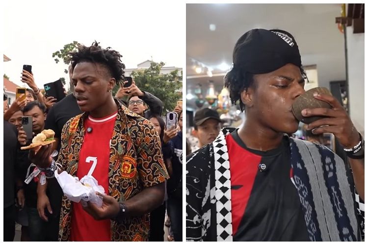 7 Makanan yang dijajal IShowSpeed saat live streaming di Indonesia, langsung melek minum beras&nbsp;kencur